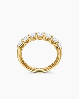 DY Eden Partway Band Ring 18K Yellow Gold with Diamonds