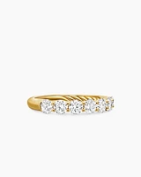 DY Eden Partway Band Ring 18K Yellow Gold with Diamonds