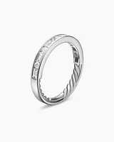 DY Eden Partway Alternating Diamond Band Ring Platinum with Diamonds, 2.8mm