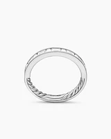 DY Eden Partway Alternating Diamond Band Ring Platinum with Diamonds, 2.8mm