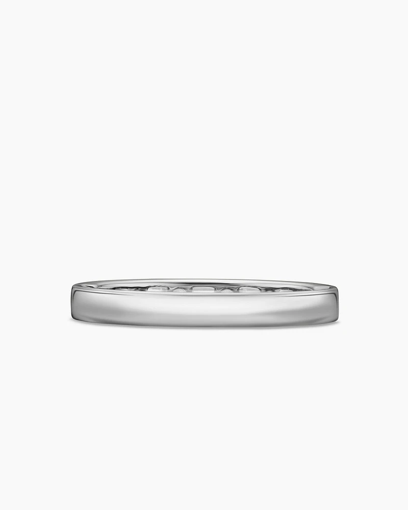DY Eden Partway Alternating Diamond Band Ring Platinum with Diamonds, 2.8mm