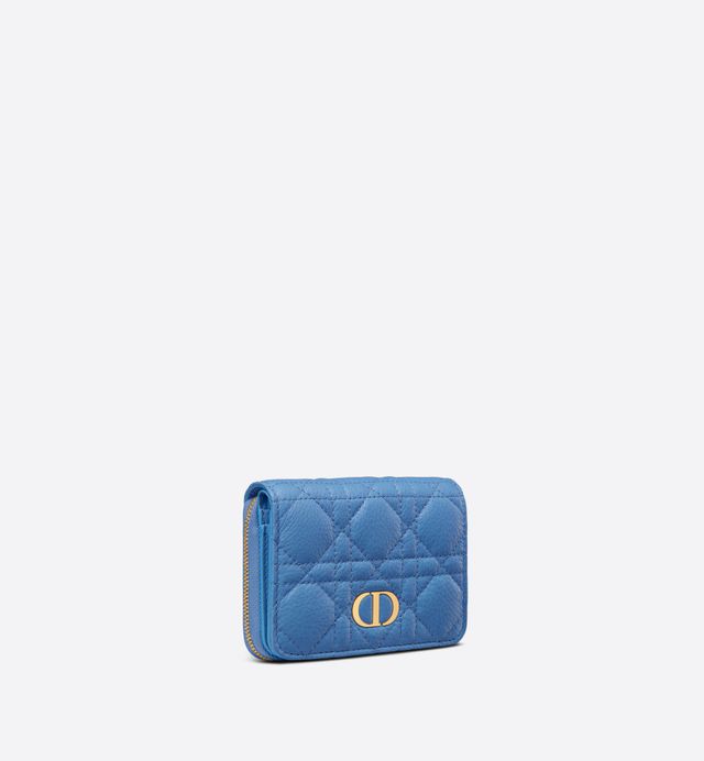 Dior Caro Compact Zipped Wallet