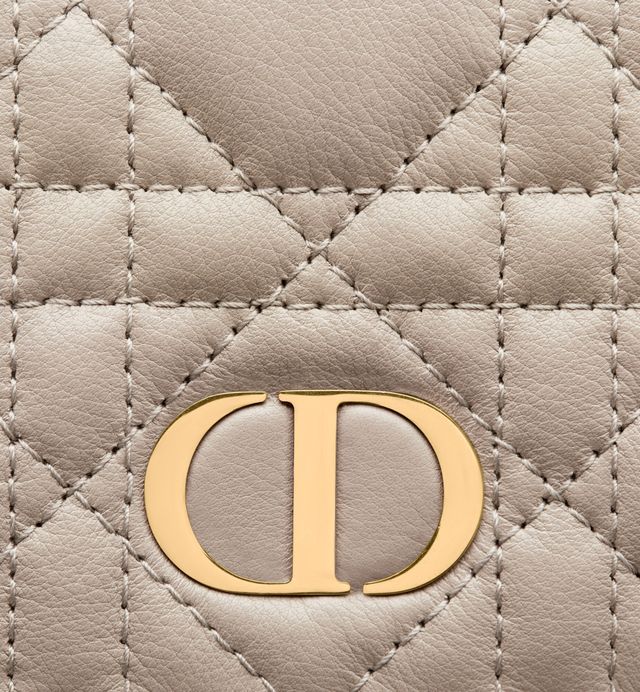 Dior Caro Compact Zipped Wallet