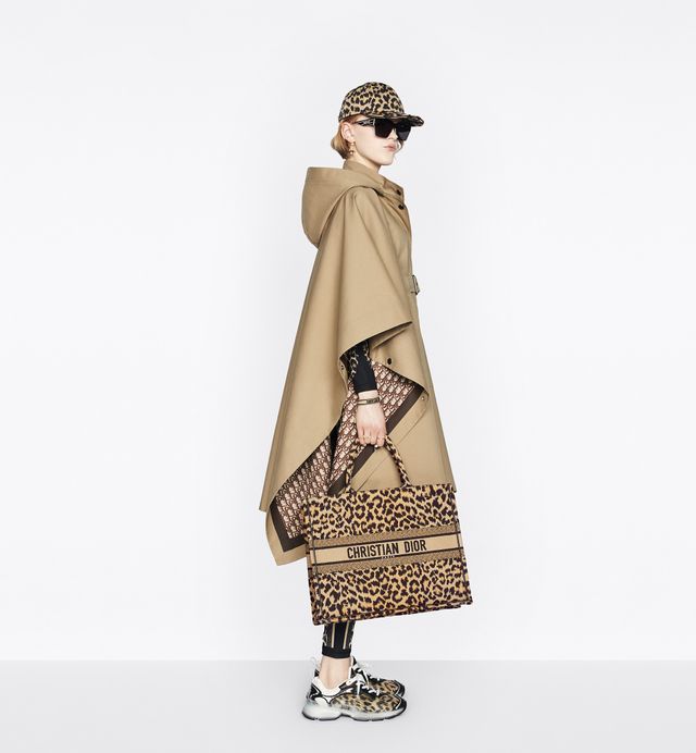 Louis Vuitton Hooded Cape Coat With Belt