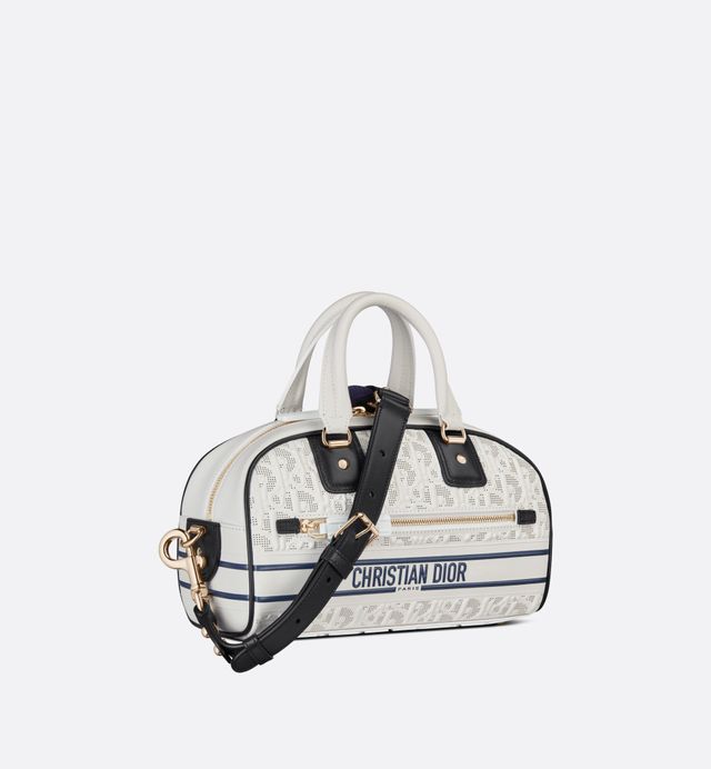 Small Dior Vibe Zip Bowling Bag