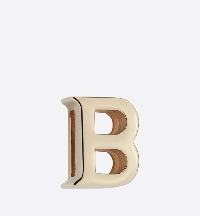 My ABCDior Letter 'B' Badge