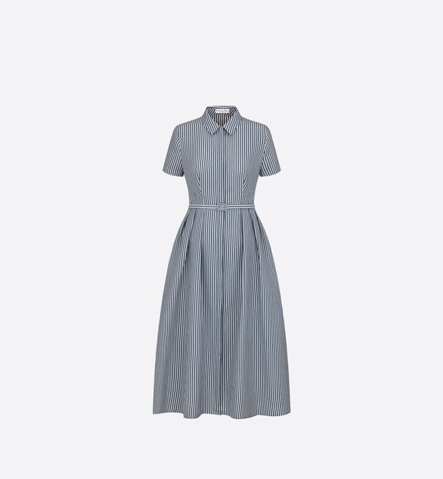 Mid-Length Belted Dress