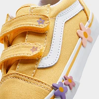 Girls' Toddler Vans Old Skool V Flower Casual Shoes