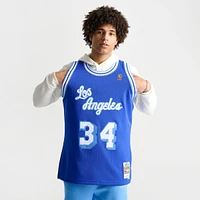 Men's Mitchell & Ness Los Angeles Lakers NBA Shaquille O'Neal 1996-97 Swingman Basketball Jersey