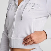 Women's Juicy Couture Bling Front Hoodie
