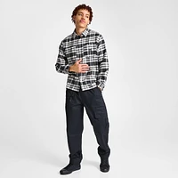 Men's Converse Chevron Star Plaid Button-Down Shirt