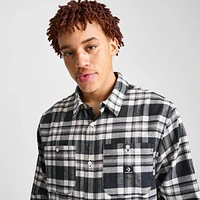 Men's Converse Chevron Star Plaid Button-Down Shirt