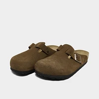 Men's Birkenstock Boston Corduroy Suede Embossed Clogs