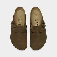 Men's Birkenstock Boston Corduroy Suede Embossed Clogs