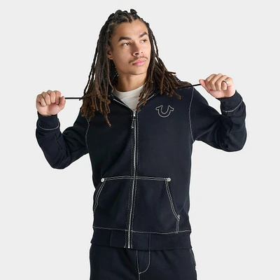 Men's True Religion Big T Full-Zip Hoodie