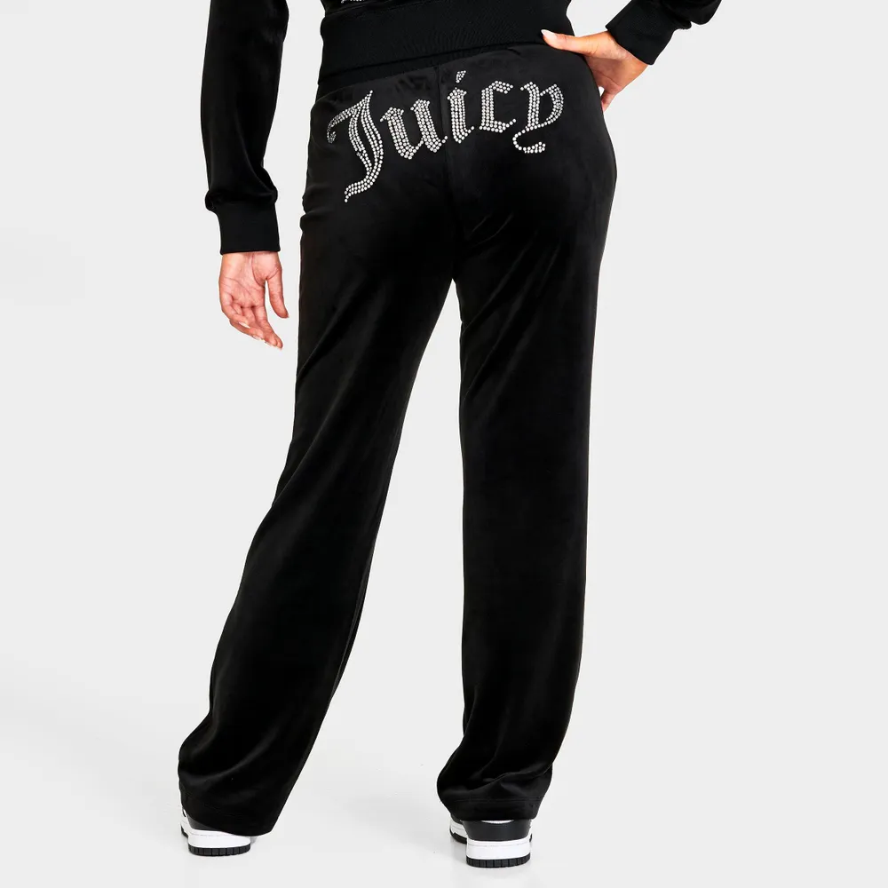 JUICY COUTURE TRACK PANTS PINK BLING VELOUR Y2K SIZE
