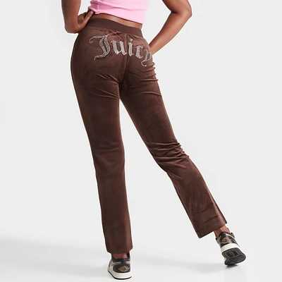 Women's Juicy Couture OG Big Bling Velour Track Pants