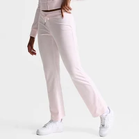 Women's Juicy Couture OG Bling Heart Velour Track Pants