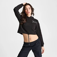 Women's Juicy Couture Fleece Cropped Hoodie