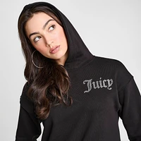 Women's Juicy Couture Fleece Cropped Hoodie