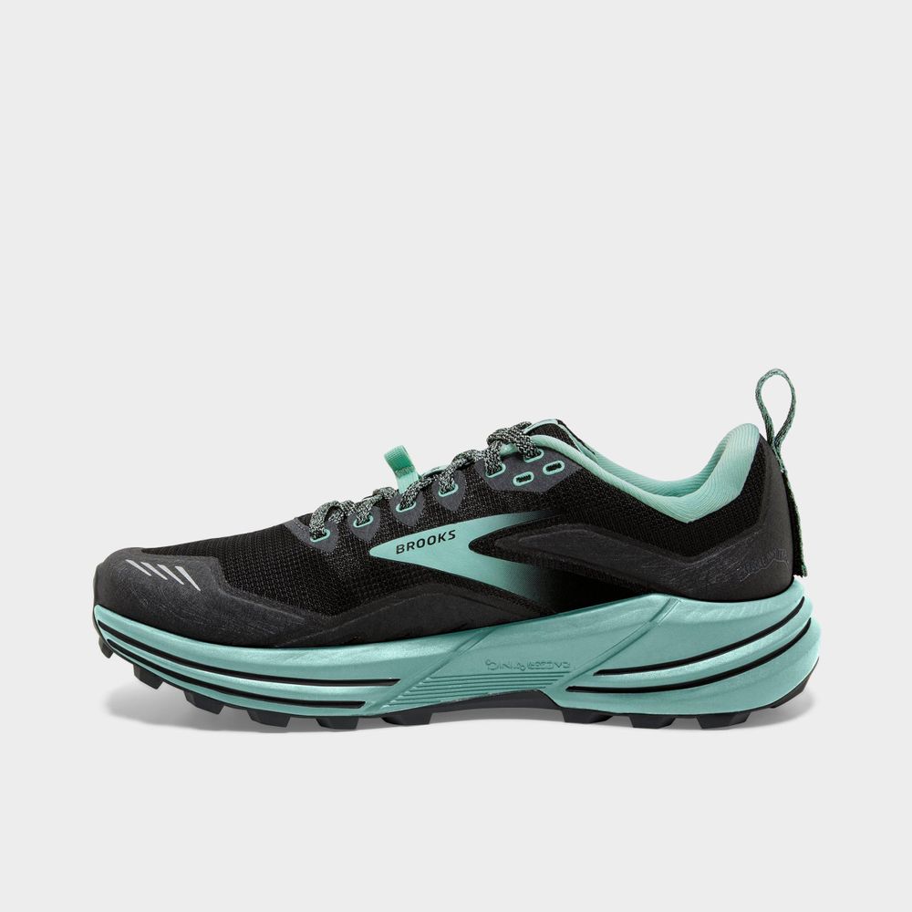 Brooks Cascadia 10 Women's Size 10.5 Trail Running Shoes Teal *See