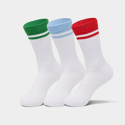 Sonneti Varsity Stripe Crew Socks (3-Pack)
