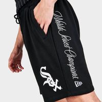 Chicago White Sox New Era Pinstripe Shorts - Black Small