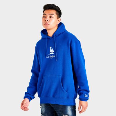 MENS LA Dodgers MLB Logo Select Dark Royal Blue Hoodie Blue