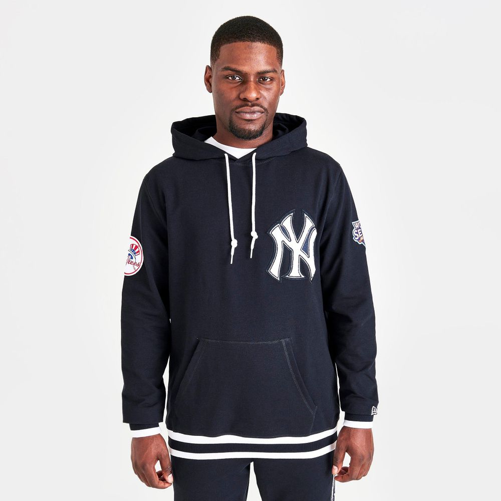 New York Yankees Large Logo Hooded Sweatshirt - Mens from