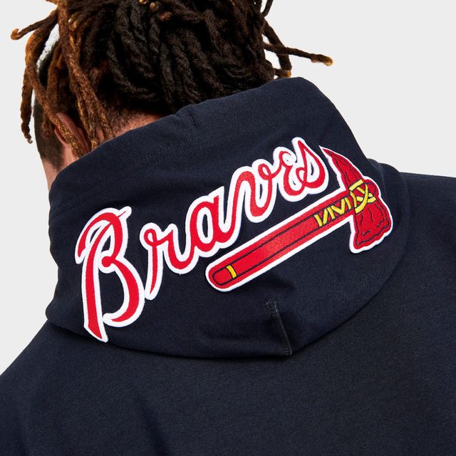 Men's Heather Gray Fanatics Branded Atlanta Braves Simplicity Pullover  Sweatshirt