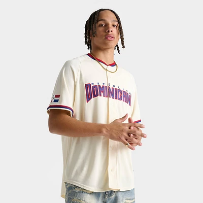 Men's New Era Dominican Republic Alternate Authentic Baseball Jersey