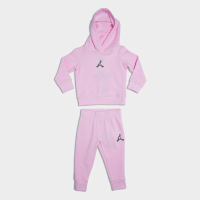 Girls' Infant Jordan Jumpman Essentials Fleece Hoodie and Jogger Pants Set