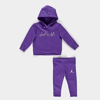 Girls' Infant Jordan Take Flight Hoodie and Leggings Set