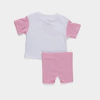 Girls' Infant Nike BF T-Shirt and Bike Shorts Set