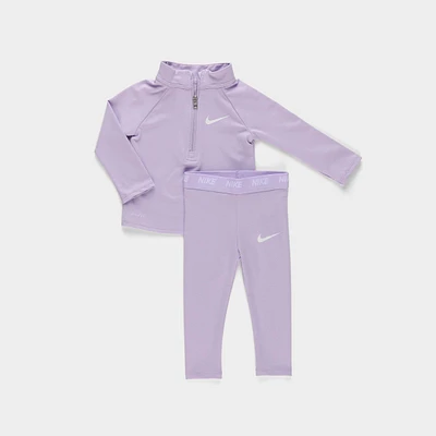 Girls' Infant Nike Half-Zip Jacket and Leggings Set