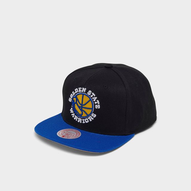 Mitchell & Ness Golden State Warriors Paintbrush Snapback HWC and Cap  Baseball Cap