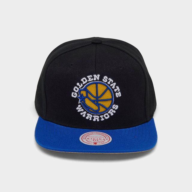 Mitchell & Ness Golden State Warriors Paintbrush Snapback HWC and Cap  Baseball Cap