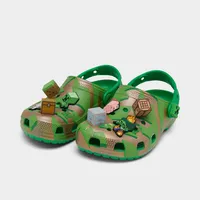 Big Kids' Crocs x Minecraft Classic Clog Shoes