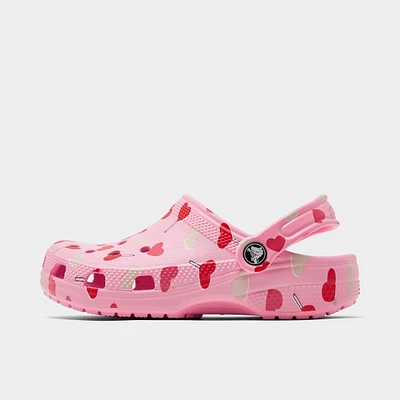 Girls' Little Kids' Crocs Hearts Classic Clog Shoes