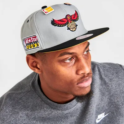 Lids Golden State Warriors Mitchell & Ness Munch Time Snapback Hat - Gray