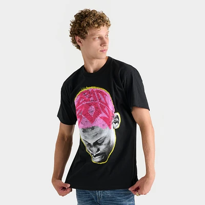 Dennis Rodman Big Head Graphic T-Shirt