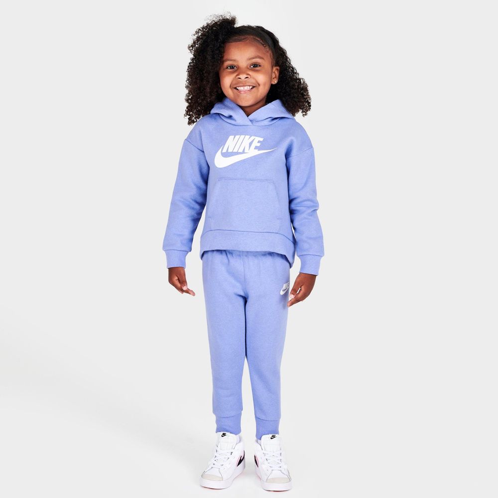 Nike Club Fleece High Brand Read Pullover and Pants Baby Girls