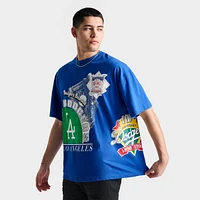 Men's Mitchell & Ness Los Angeles Dodgers MLB Logo Blast Graphic T-Shirt