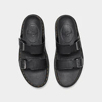 Women's Dr. Martens Myles Brando Leather Buckle Slide Sandals