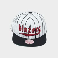 Mitchell & Ness Portland Trailblazers NBA Pinstripe HWC Snapback Hat