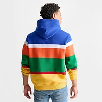 Men's Polo Ralph Lauren Logo Striped Fleece Hoodie