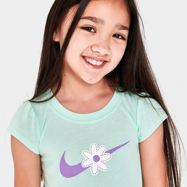 Nike Boxy T-Shirt Bike Short Set - Girls' Toddler