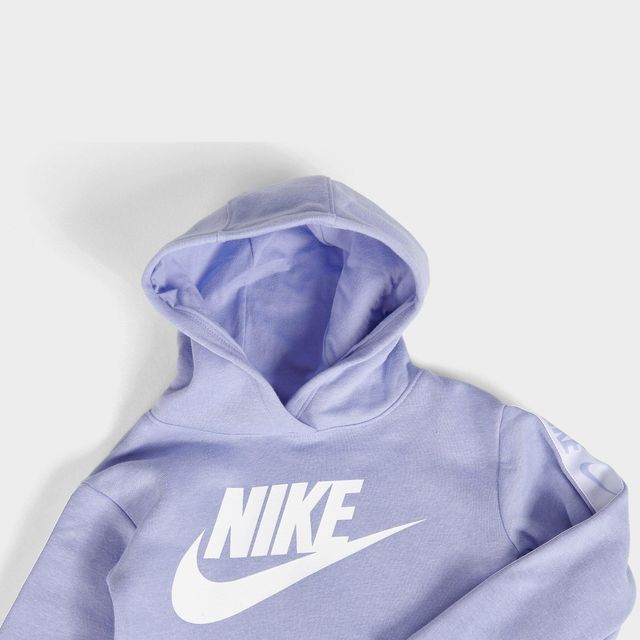 NIKE Girls' Little Kids' Nike HBR Futura Taped Fleece Hoodie and