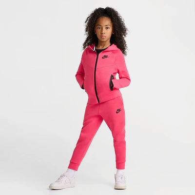 Little Kids' Girls' Nike Tech Fleece Full-Zip Hoodie and Jogger Pants Set