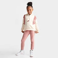 Girls' Little Kids' Nike Home Swoosh Half-Zip Hoodie and Leggings Set